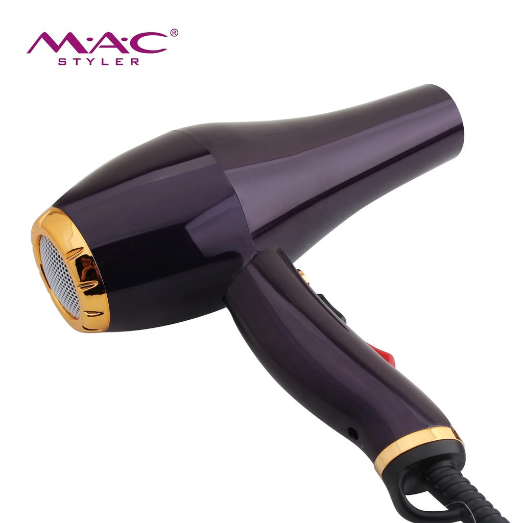 Professional Ionic Dryer Blower in Black & Gold MC6685