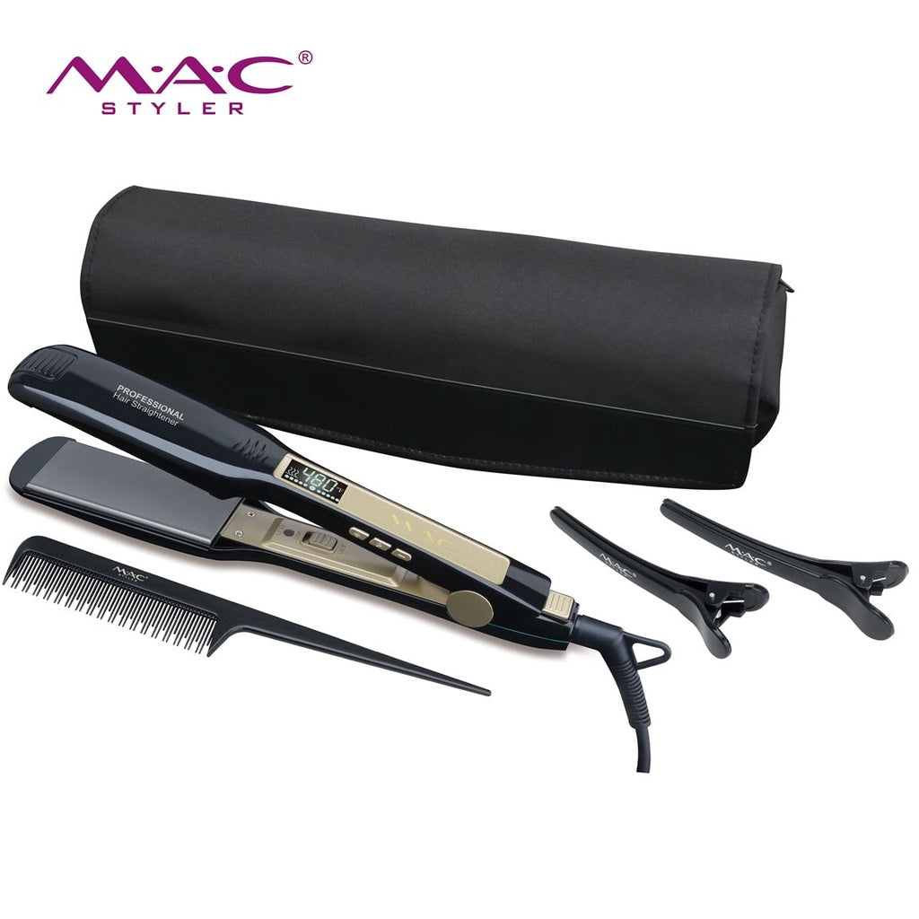 Pro Ceramic Tourmaline Wide Plates Straightener Iron MC5517