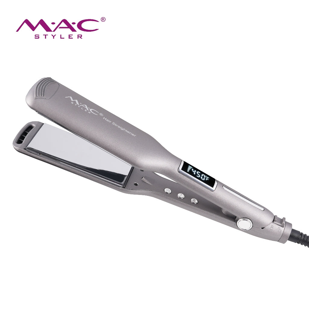 Perfect Straightening Silver Straightener Iron Clear Plates MC5515