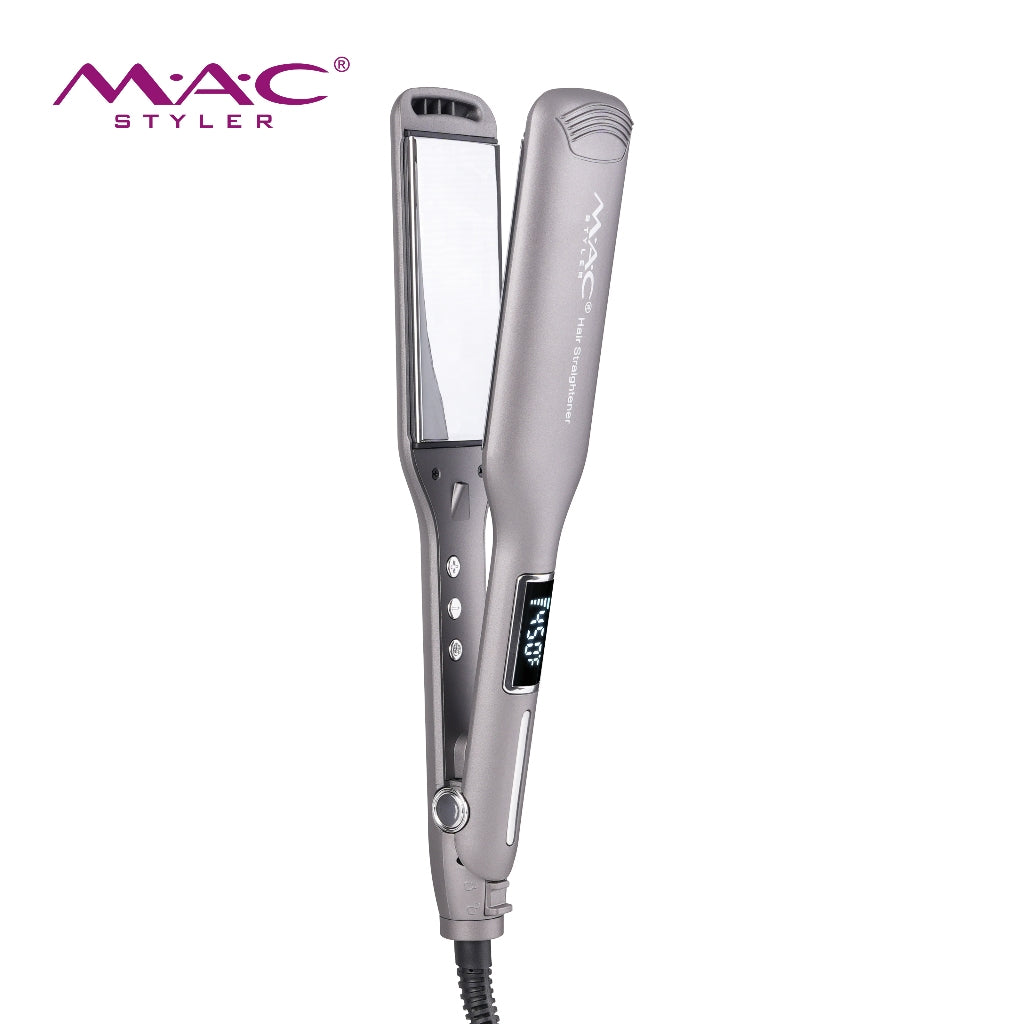 Perfect Straightening Silver Straightener Iron Clear Plates MC5515