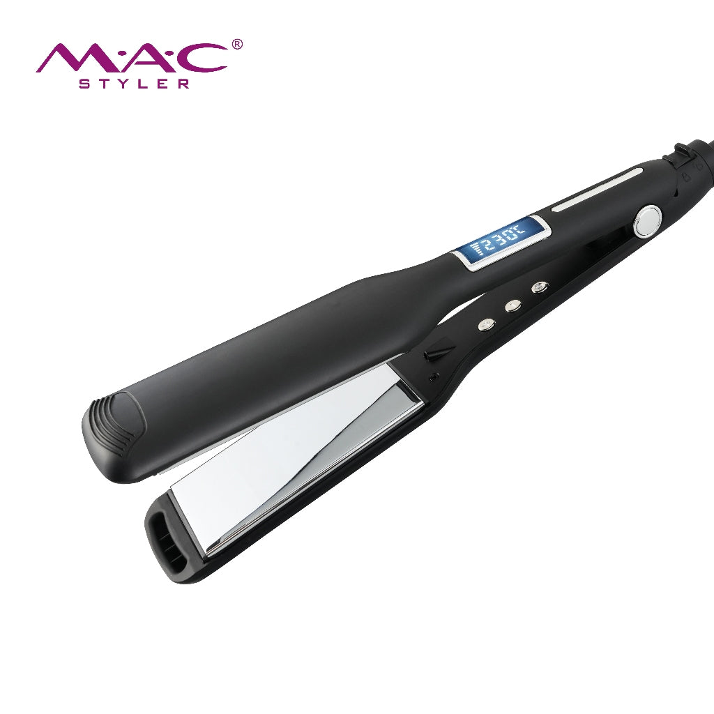 Perfect Straightening Black Straightener Iron Clear Plates MC5514