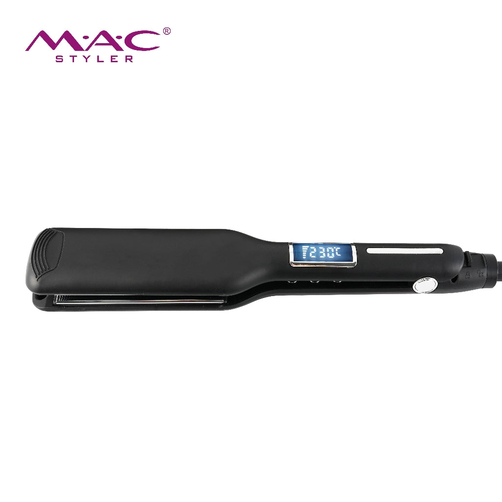 Perfect Straightening Black Straightener Iron Clear Plates MC5514