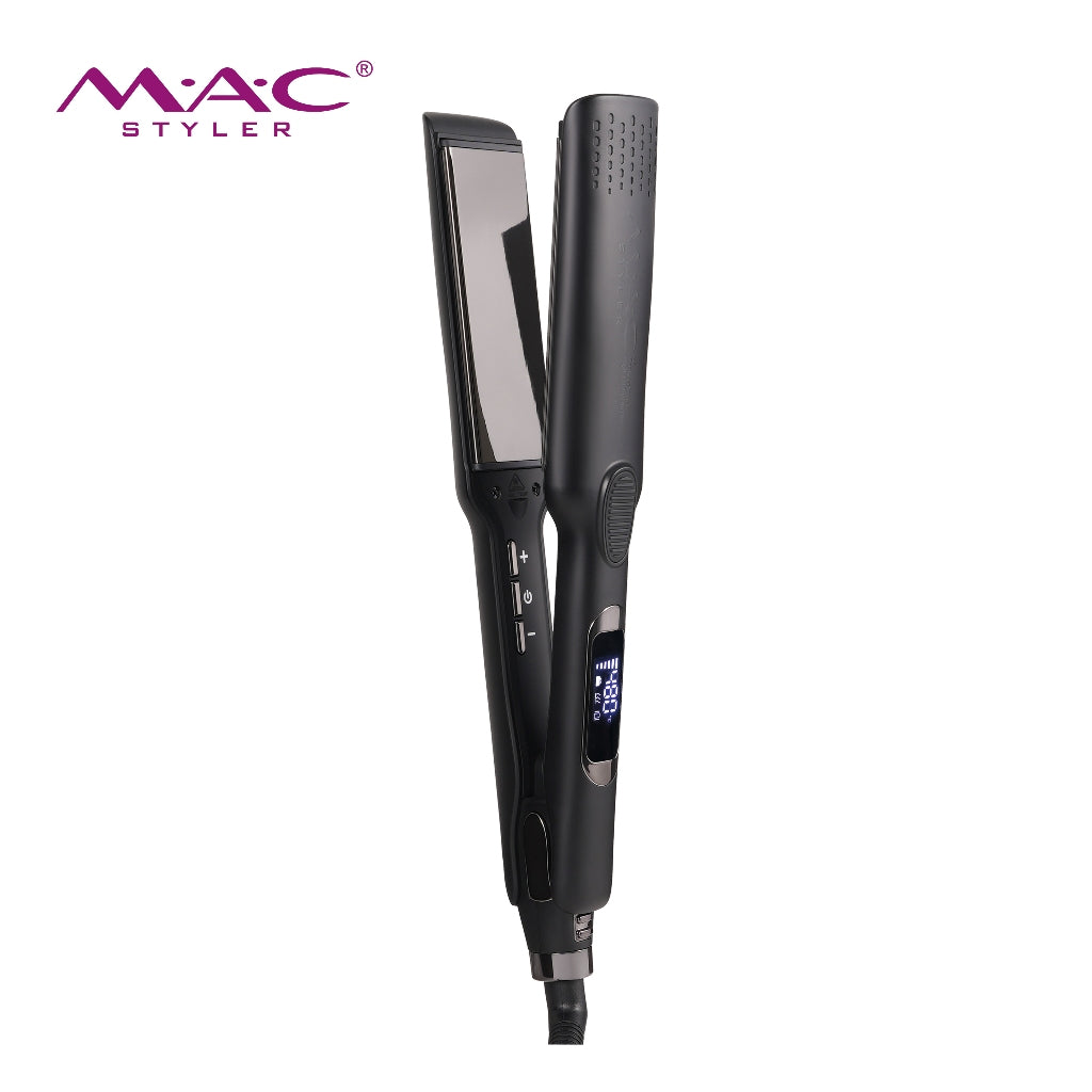 Beauty Vibrating Advanced Pro Straightener Iron in Black MC5620