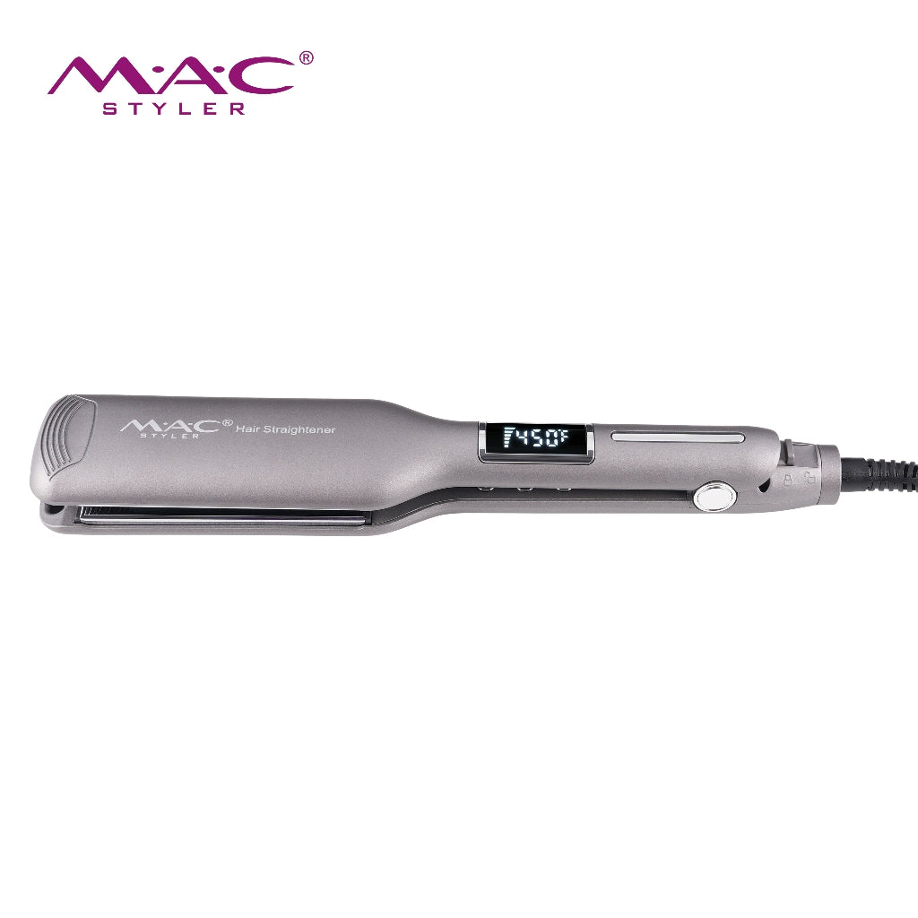 Perfect Straightening Silver Straightener Iron Clear Plates MC5515