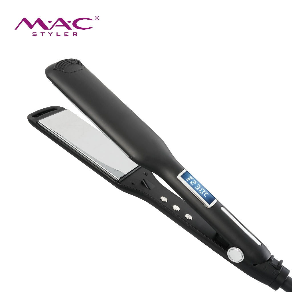 Perfect Straightening Black Straightener Iron Clear Plates MC5514