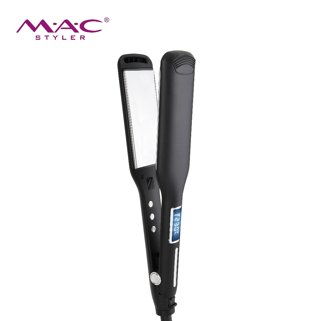 Perfect Straightening Black Straightener Iron Clear Plates MC5514