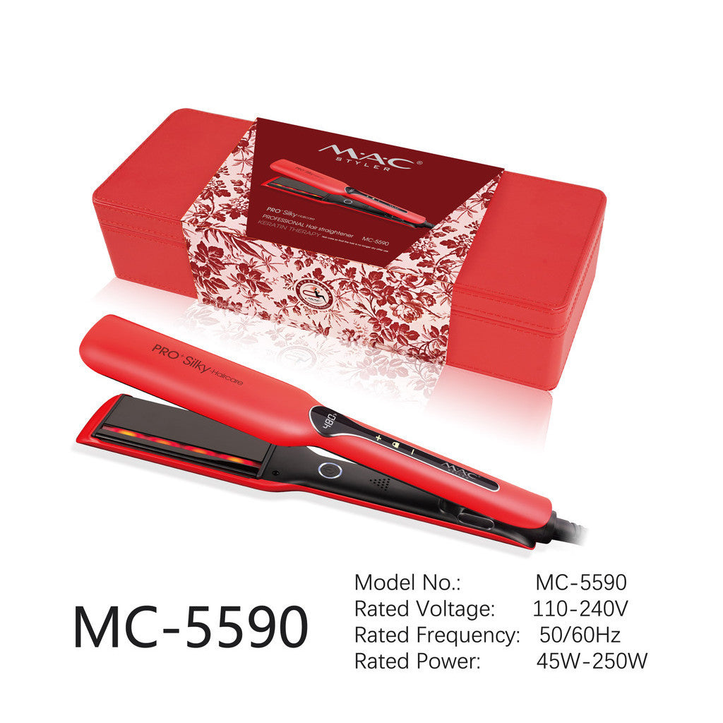 PRO+ Silky Haircare Red Straightener Iron MC5590