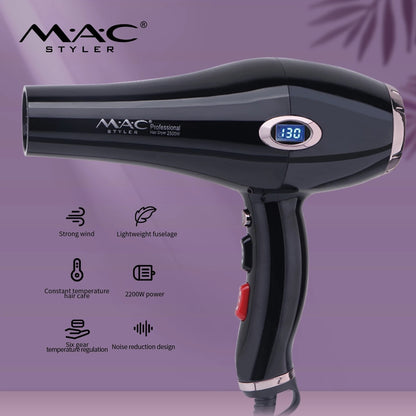 Professional Ionic Salon Hair Dryer Blower MC6685A