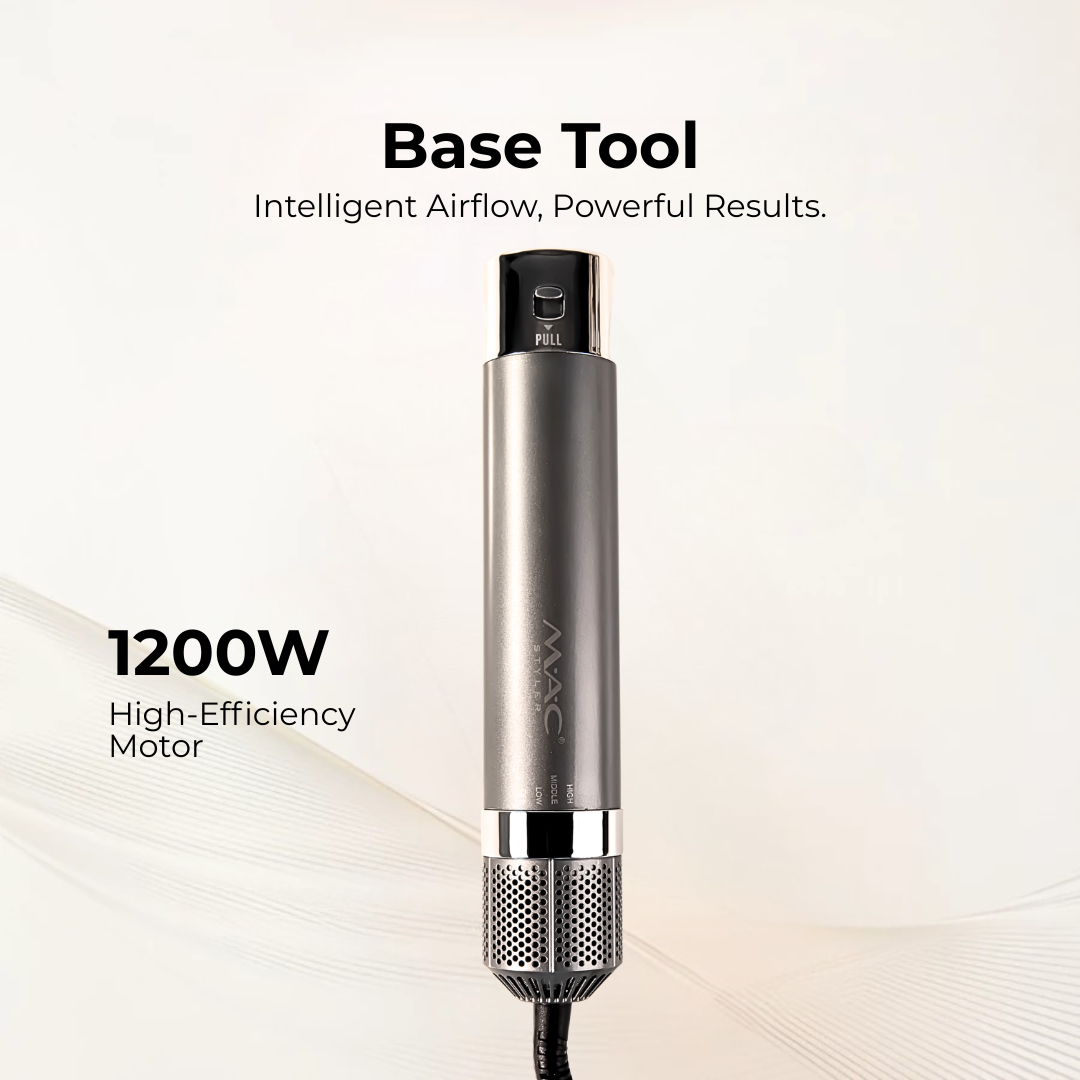 6 in 1 Hair Styler Supersonic Portable Multi Attachment Set for Travel MC6768