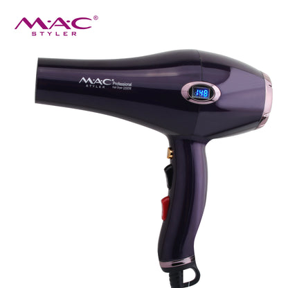 PRO Luxe Salon Hair Dryer Blower Purple and Silver MC6685