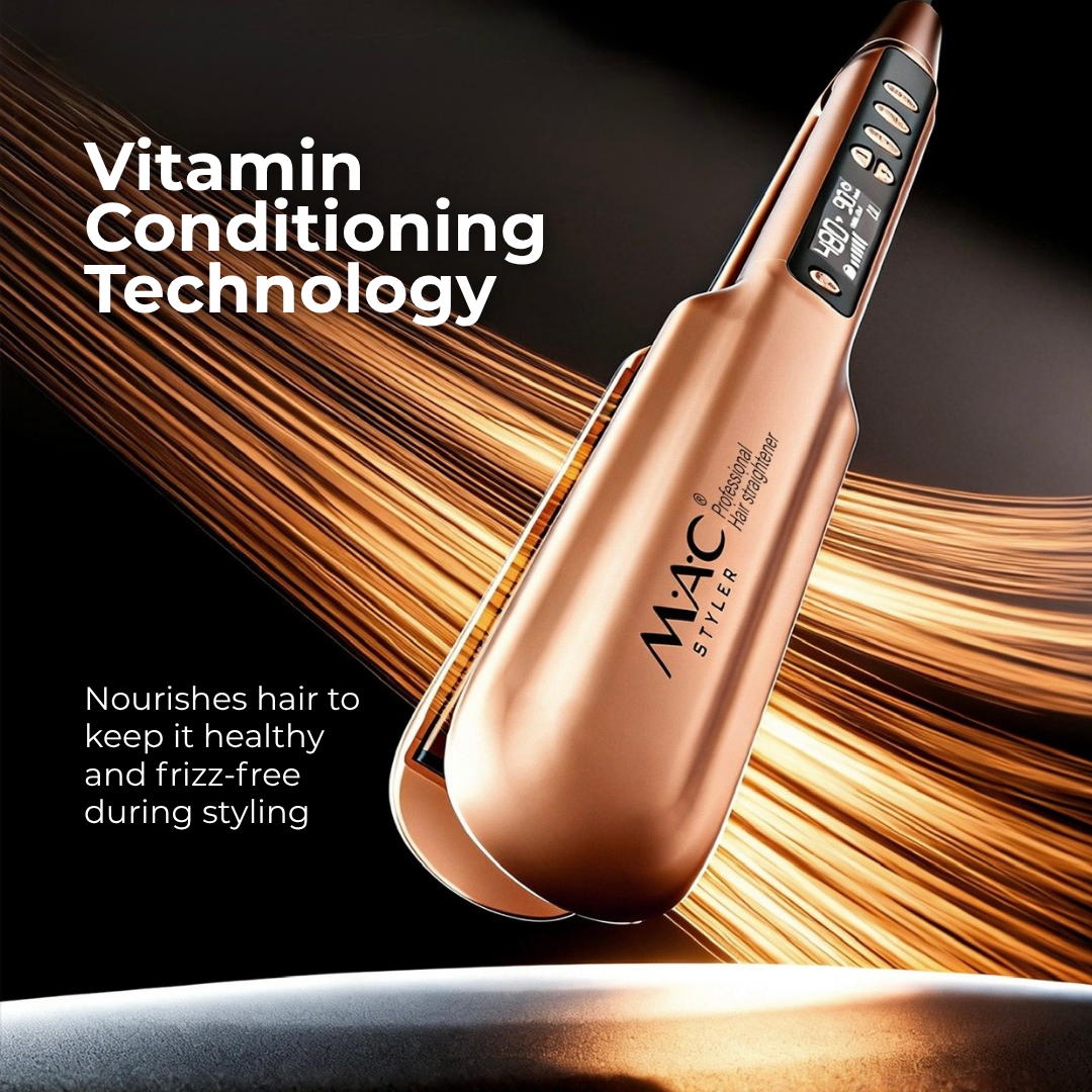 Ultra Shine Professional Gold Straightener Iron MC2095A