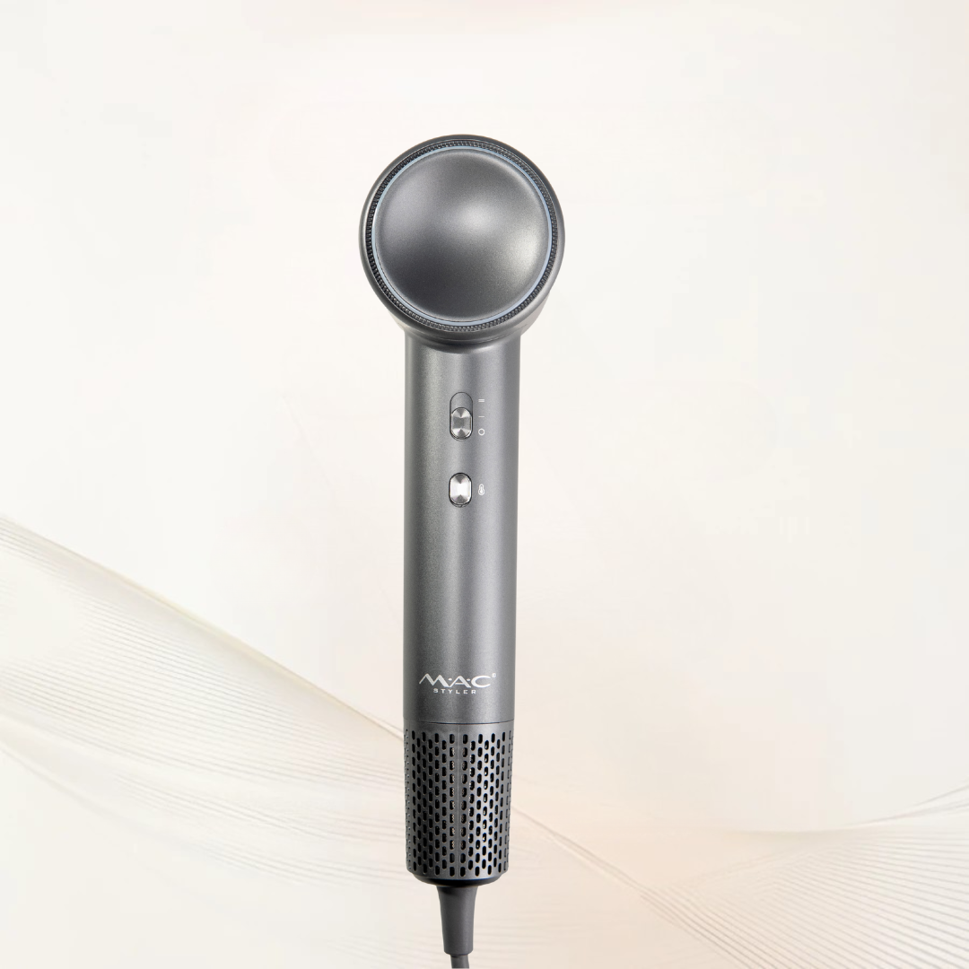 Negative Ion+ Hair Care Gray Professional Hair Dryer Blower MC6815
