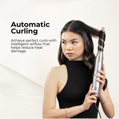 6 in 1 Hair Styler Supersonic Portable Multi Attachment Set for Travel MC6768