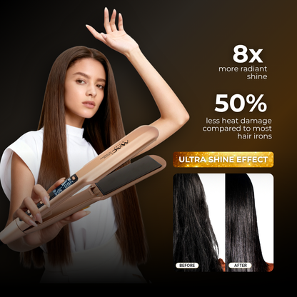 Ultra Shine Professional Gold Straightener Iron MC2095A