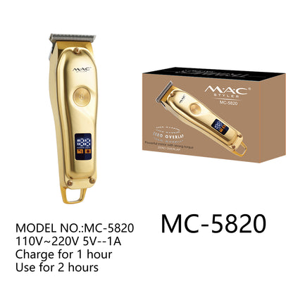 Mens Professional Zero Overlap Gold Shaver Clipper MC5820