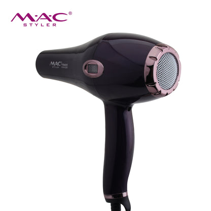 PRO Luxe Salon Hair Dryer Blower Purple and Silver MC6685