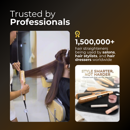 Ultra Shine Professional Gold Straightener Iron MC2095A