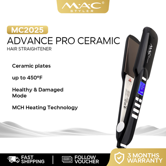 Advance Pro Ceramic Straightener Iron MC2025
