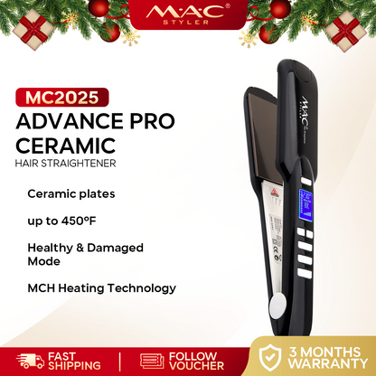 Advance Pro Ceramic Hair Straightener MC2025