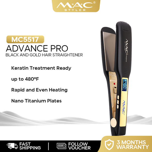 Advance Pro Hair Straightener Flat Iron MC5517