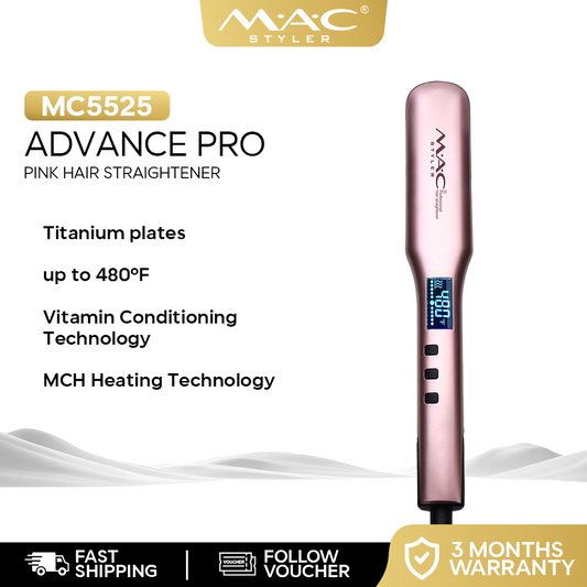 Advance PRO Pink Straightener Iron MC5525