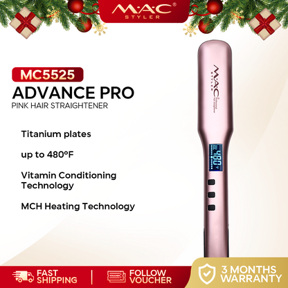 Advance PRO Pink Straightener Iron MC5525