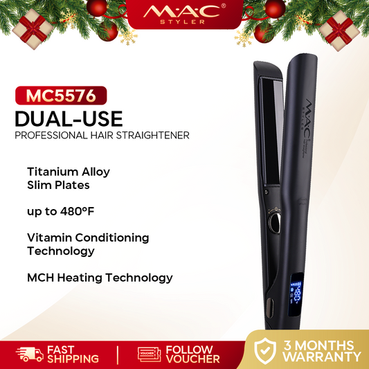 Dual Use Professional Straightener Iron MC5576