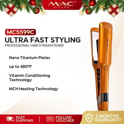 Pro Salon Ultra Fast Styling Professional Straightener Iron MC5599
