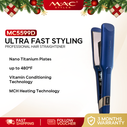 Pro Salon Ultra Fast Styling Professional Straightener Iron MC5599