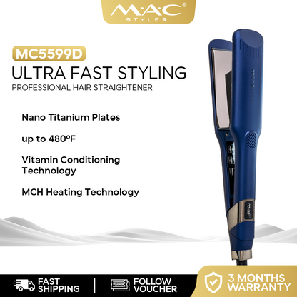 Pro Salon Ultra Fast Styling Professional Straightener Iron MC5599