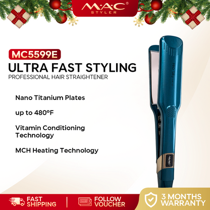 Pro Salon Ultra Fast Styling Professional Straightener Iron MC5599