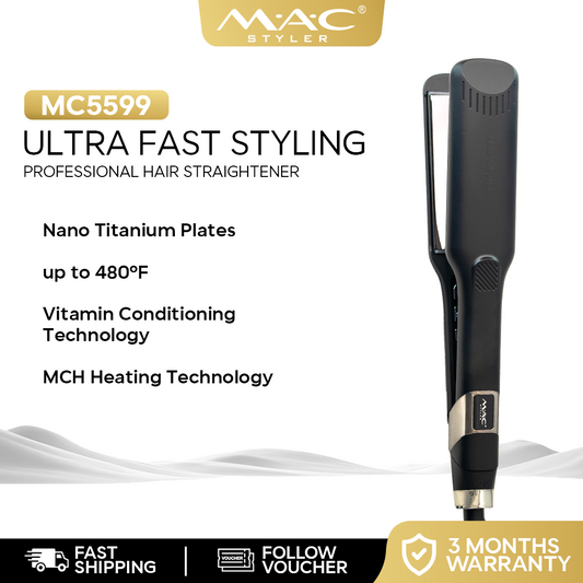 Pro Salon Ultra Fast Styling Professional Straightener Iron MC5599