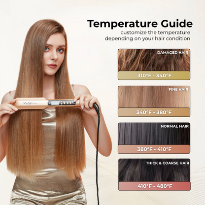 Ultra Shine Professional Gold Straightener Iron MC2095A