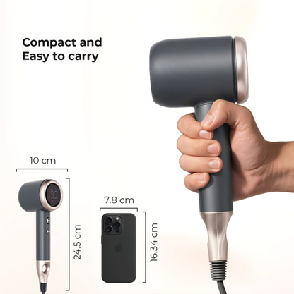 Professional Portable Self-Cleaning Silver Dryer Blower for Travel MC-H02(C)