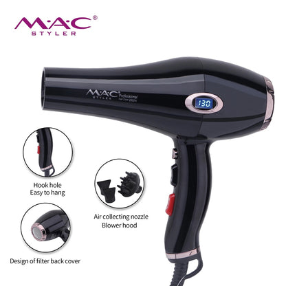 Professional Ionic Salon Hair Dryer Blower MC6685A