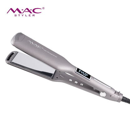 Perfect Straightening Silver Straightener Iron Clear Plates MC5515